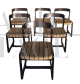 Set di 6 sedie design di Willy Rizzo per Mario Sabot