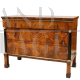 Antico cassettone comò Impero in noce Italia '800