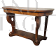 Consolle antica in noce con intagli                            