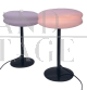 Coppia di lampade Fenice di Stefano Marcato per Luce in vetro di Murano lilla