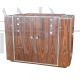 Credenza mobile bar in stile Art Déco in legno                            