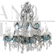 Grande lampadario antico in cristallo dei primi decenni del '900                            
