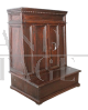 Inginocchiatoio antico toscano del 1750 con vano stipetto