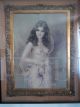 Luigi Rocca - Dipinto di nudo femminile olio su tela, primi anni '80                            