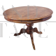 Tavolo rotondo classico con gamba centrale                            