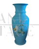 Vaso liberty francese in vetro azzurro, 1939                            