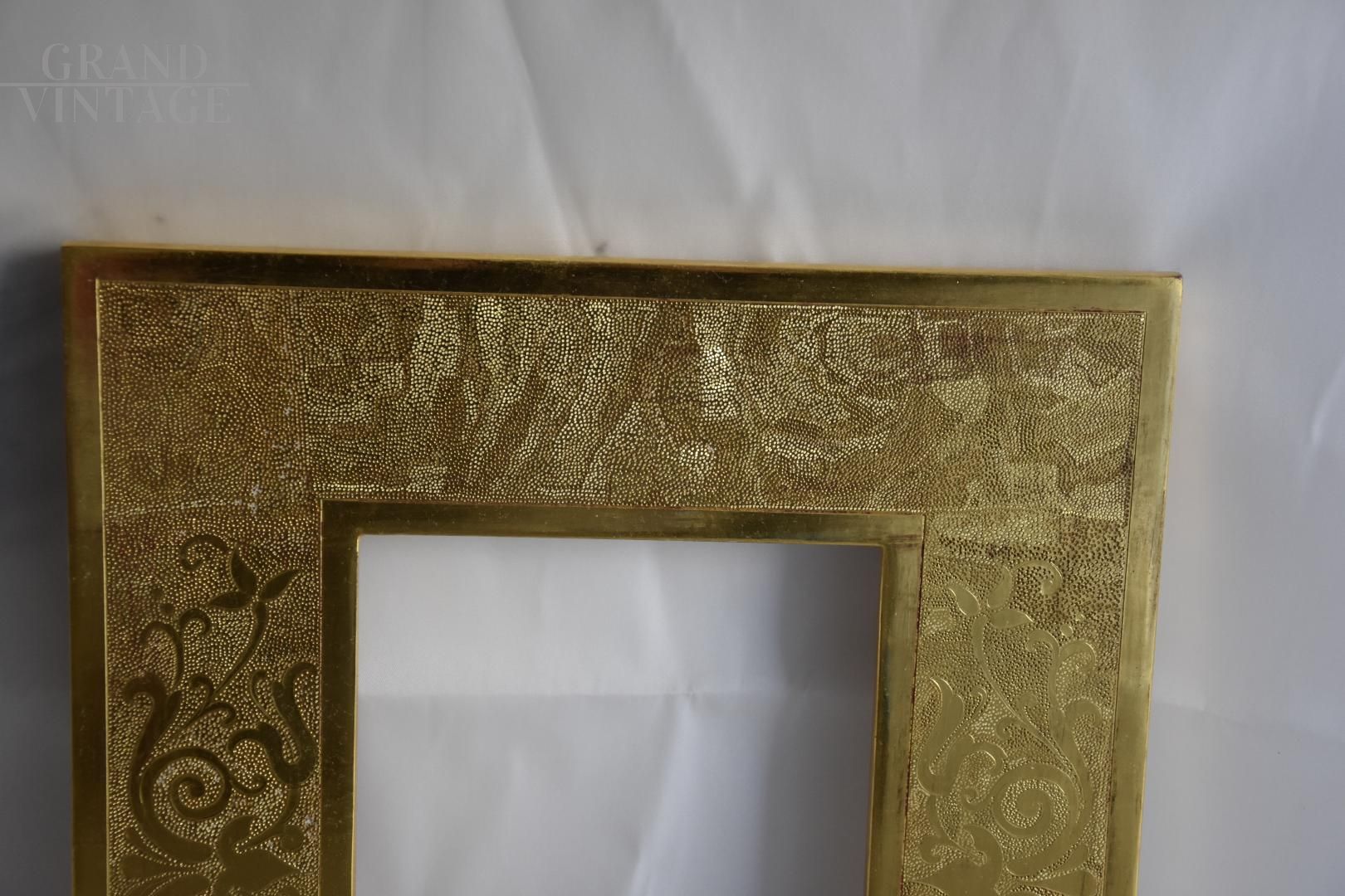 Cornice legno Smith oro sbiancato 10 x15 cm