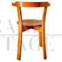 Set di 4 sedie in stile Bruno Rey in faggio massello, Italia anni '70