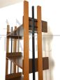 Libreria modulare vintage a una campata in teak
