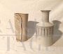 Bottiglia e vaso in ceramica smaltata di Menozzi, anni '70