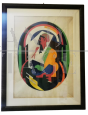 Albert Gleizes - dipinto con Astrazione Cubista                            