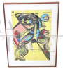 Aldo Gentilini - dipinto acrilico su cartone anni '60 firmato                            