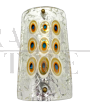 Applique in vetro di Murano lampada da parete attribuita a Mazzega