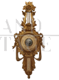 Barometro in legno dorato stile Luigi XVI