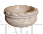 Ciotola in marmo bianco in stile antico                            