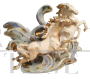 Coppia di cavalli - scultura in ceramica degli anni '30                            