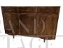 Credenza anni '50 in noce fiammato                            