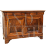 Credenza Luigi Filippo antica cappuccina in noce dell'800                            