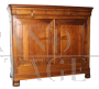 Credenza servante cappuccina antica di epoca Luigi Filippo in noce massello, 1850                            