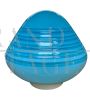 Lampada di Alfredo Barbini in vetro di Murano azzurro                            