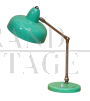 Lampada da tavolo vintage verde acqua snodabile                            