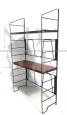 Libreria modulare vintage regolabile