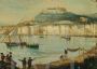 Dipinto Napoli di E. Ferrante, Scuola Posillipo, olio su tela 