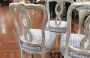 Set di 6 sedie vintage shabby chic anni '50