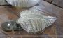 Coppia di applique a foglia Barovier in vetro di Murano                            