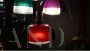 Lampadario a cascata in plastica colorata e vetro, anni '60