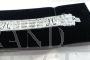 Bracciale in oro bianco e diamanti anni '70