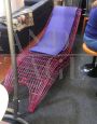 Sdraio chaise longue di Anacleto Spazzapan in metallo                            