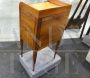 Comodino mobiletto antico con cassetto e vano a serrandina
