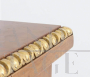 Credenza Impero Lucchese in ciliegio con intagli in foglia d'oro