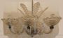 Lampadario in vetro di Murano anni '40 stile Barovier