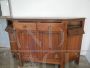 Credenza vintage scantonata in ciliegio di manifattura veneta anni '50
                            