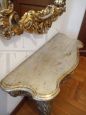 Specchiera con consolle in stile barocco