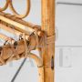 Coppia di comodini in bambù e rattan degli anni '60, manifattura italiana