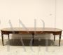 Antique extendable walnut table from the Louis Philippe period, Italy 19th century