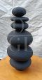 Black Stones, scultura anni '90                            