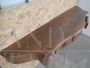 Consolle pensile anni '40 stile barocco in legno di noce