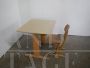 Banchetto da scuola con sedia, 1960                            
