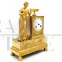 Orologio parigina Impero in bronzo dorato, firmato e datato 1819