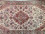 Tappeto persiano vintage floreale, 141 x 81 cm