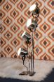 Lampada piantana attr. Goffredo Reggiani con 4 faretti orientabili                            