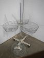 Espositore da negozio con ceste e ruote, brevetti Zenith 1960