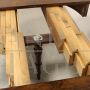 Antique extendable walnut table from the Louis Philippe period, Italy 19th century
