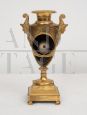 Orologio antico Parigina Impero a coppa in bronzo dorato finemente cesellato