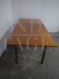 Tavolo allungabile vintage in legno e formica, 1970