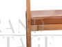 Set di 4 sedie Cassina in faggio e pelle marrone, Italia anni '70